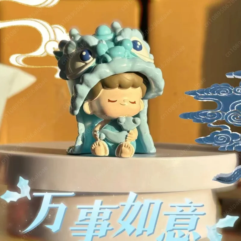 

2024 Hot Selling Blind Box Jilong Happy Spring The Year Of The Loong Series Happy Spring Festival Annual Meeting Childrens Gifts