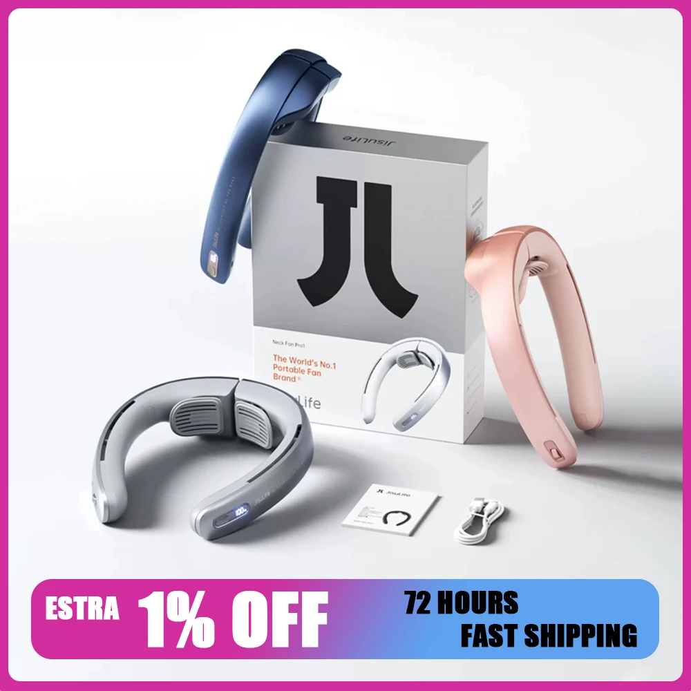 jisulife-neck-fan-pro1-hanging-neck-fan-100-files-wind-power-super-long-battery-life-hanging-neck-small-fan-light-weight-gifts