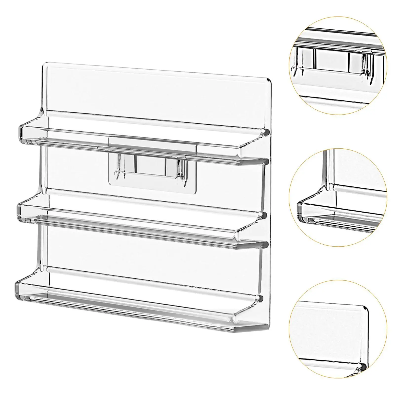 Estante de exhibición para coche de juguete, montado en la pared, estante de exhibición, estante de almacenamiento para modelo de coche, transparente, 1/64