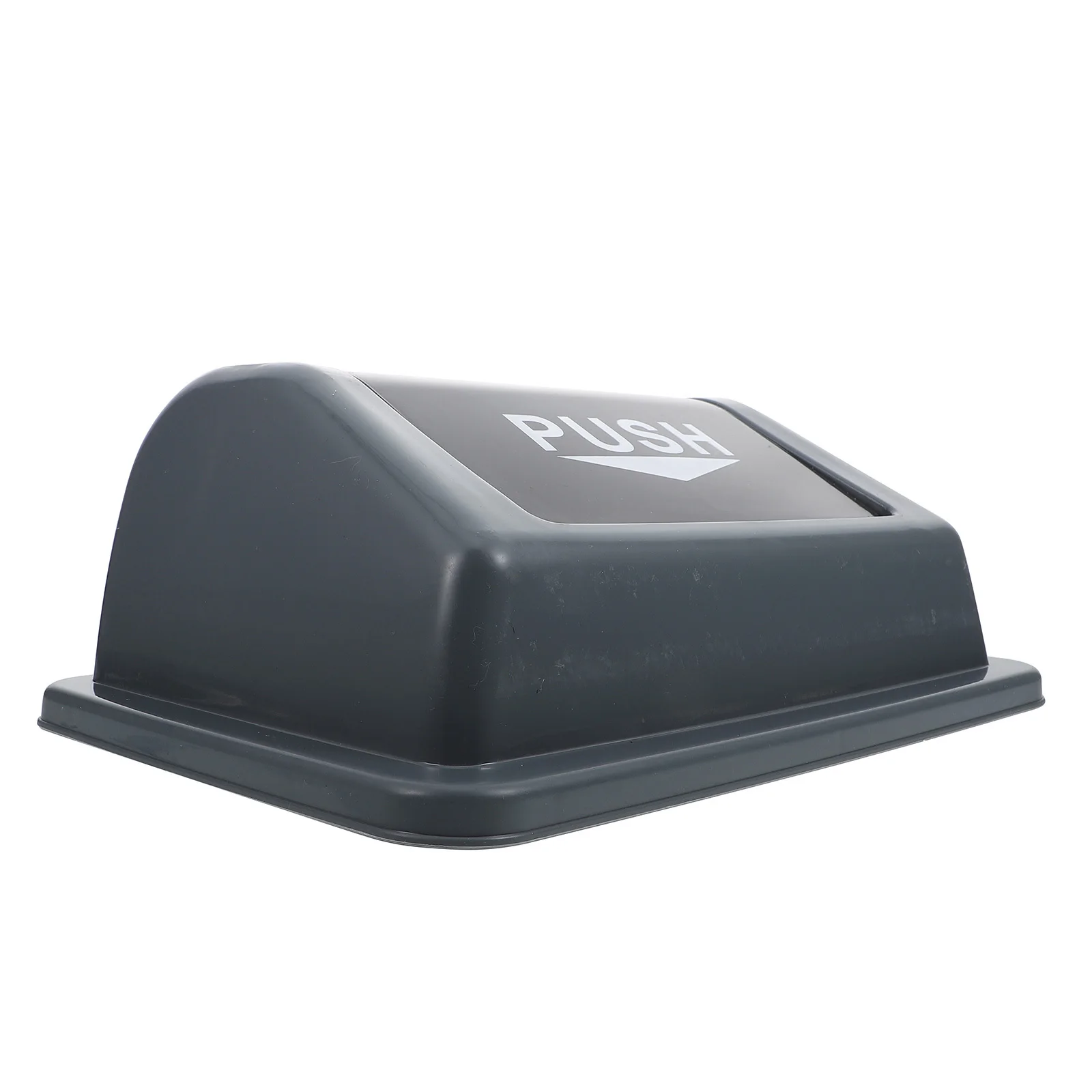 

20L Grey Thickened Plastic Trash Can Lid Replacement Large Waste Bin Protector Outdoor Indoor Garbage Can Accessory