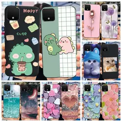 For Google Pixel 4 XL Case Phone Back Cover Lovely Dinosaur Pattern Soft Silicone Case For Google Pixel XL4 Case Pixel4XL Bumper