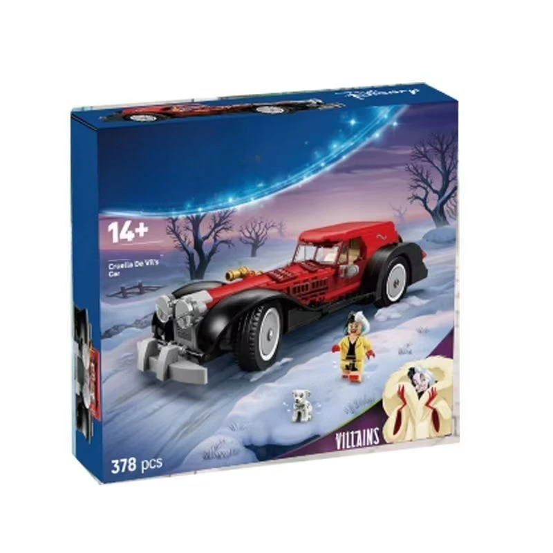

2026 New 43277 Cruellas Luxury Car Building Block Set 2026 New Christmas Birthday Gift Toys Bricks Domino Snowflake Paper Model