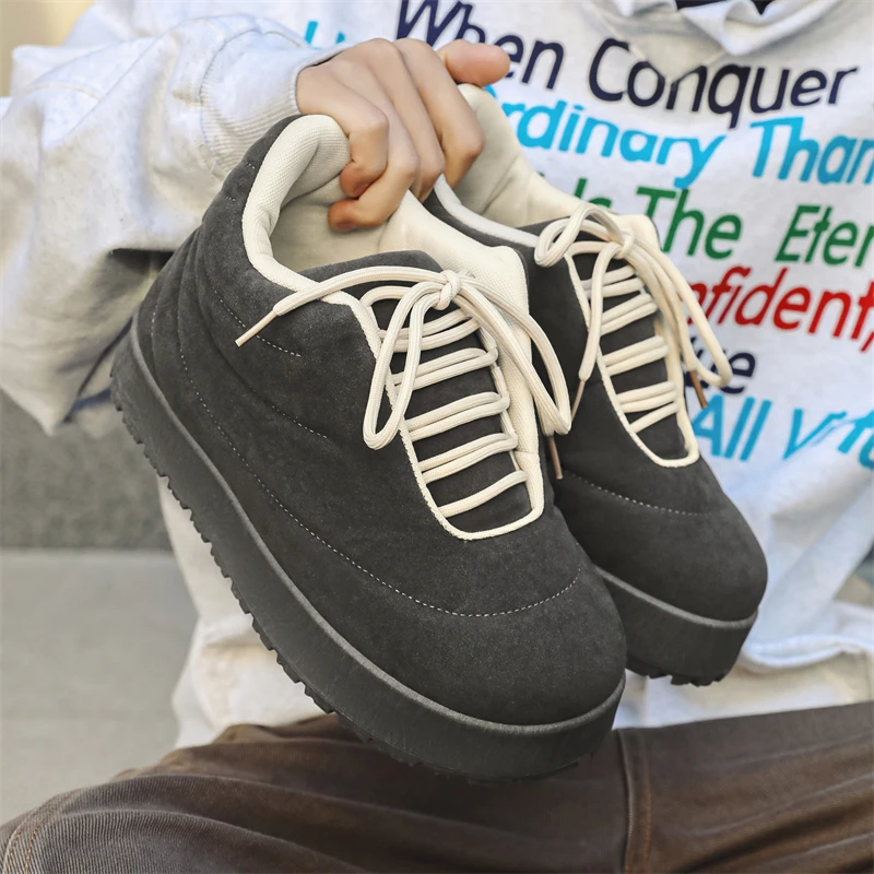 

2025 New Men’s Fashion Sneakers– Hong Kong Style, Chunky Sole, Height Increase, Breathable, Daily Commute & Sports