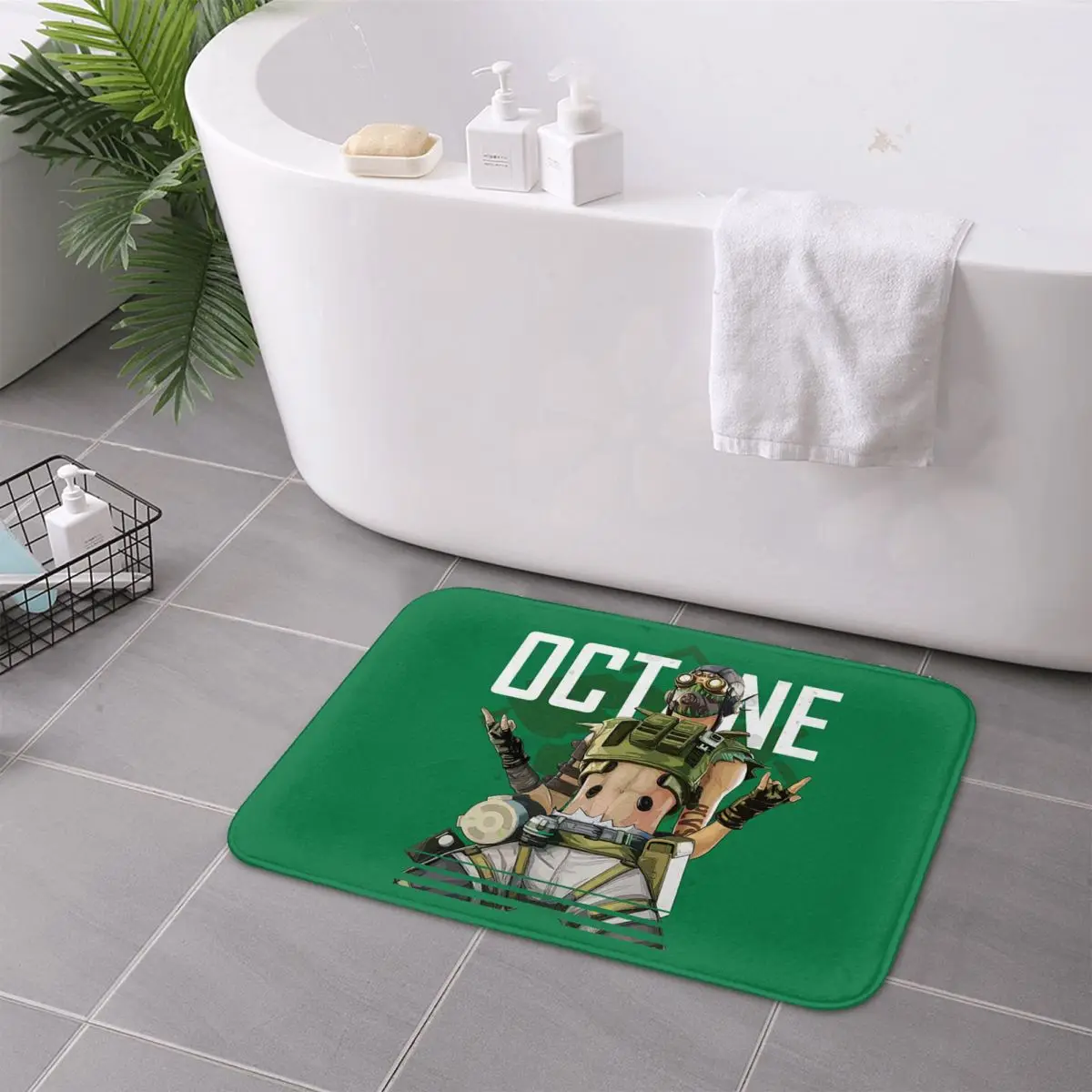 Game Apex Legends Octane Middle Non-slip Doormat Floor Mat Cushion Carpet Rug for Kitchen Entrance Home Living room Footpad Mats