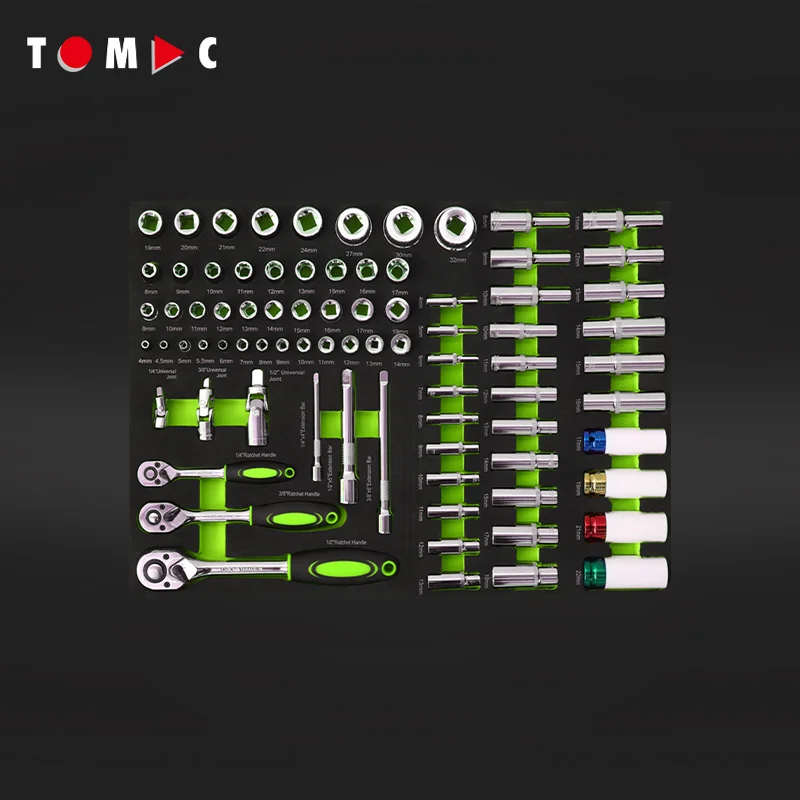 خزانة أدوات MiniMOQ مع حلول الأدوات، 7 أدراج، خزانة صديقة للبيئة مع 252 قطعة من الأدوات