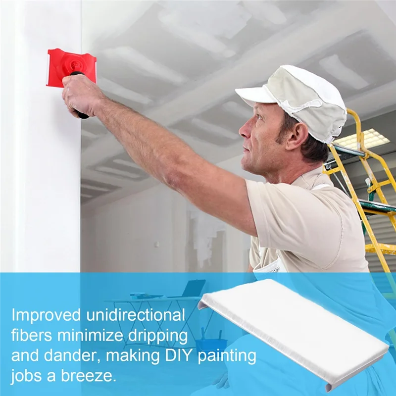 MAKE-8 ชิ้นฟองน้ําเปลี่ยน Pad สี Edger Touch Up แปรง Edger แปรงมุม Trim Pad จิตรกร