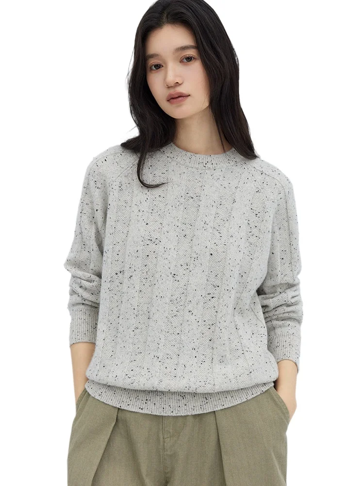 

Свитер Conseni из чистого кашемира, 15-ниточный, с вязкой в рубчик, 7-игольный, плотный трикотаж