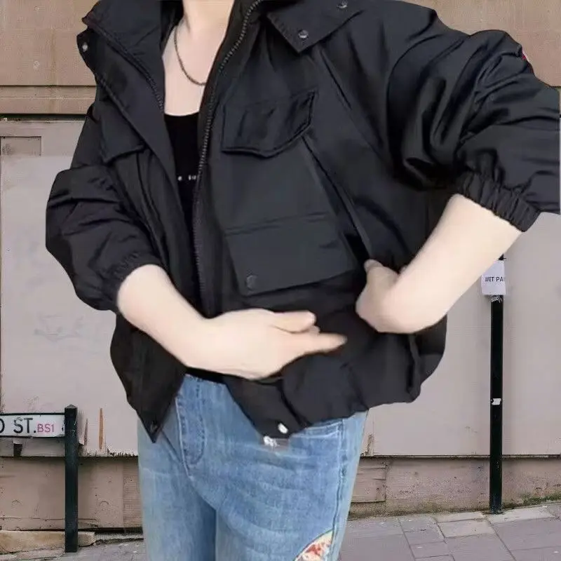 

2025 New Model Early Spring Super Beautiful Casual and Versatile Hooded Thin Jacket for Women