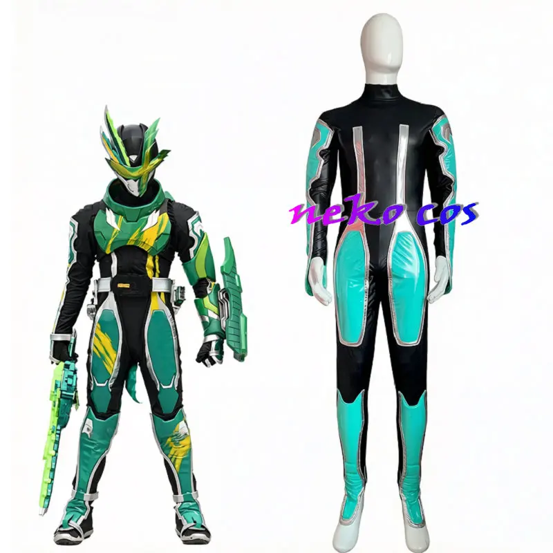 Traje de cosplay de Nekocos Rider Kenzan Ninja Butasan, mono ajustado