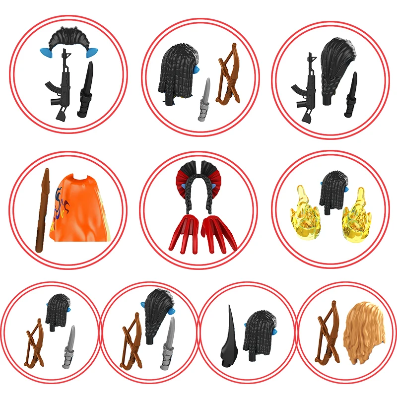 TP1047 شخصيات الفيلم لغز صغير جديد تجميعها بنة عمل أرقام ألعاب تعليمية للأطفال البلاستيكية #1