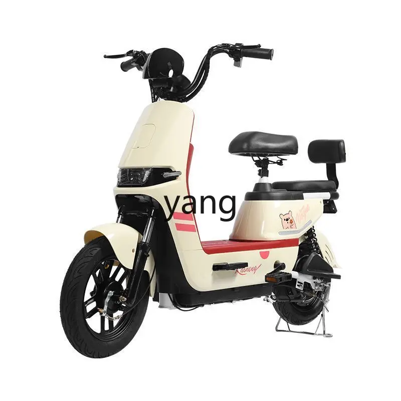 Yjq National Standard Electric Adult Two-Wheel Electric Bike Double Scooter Lithium Battery Battery Car