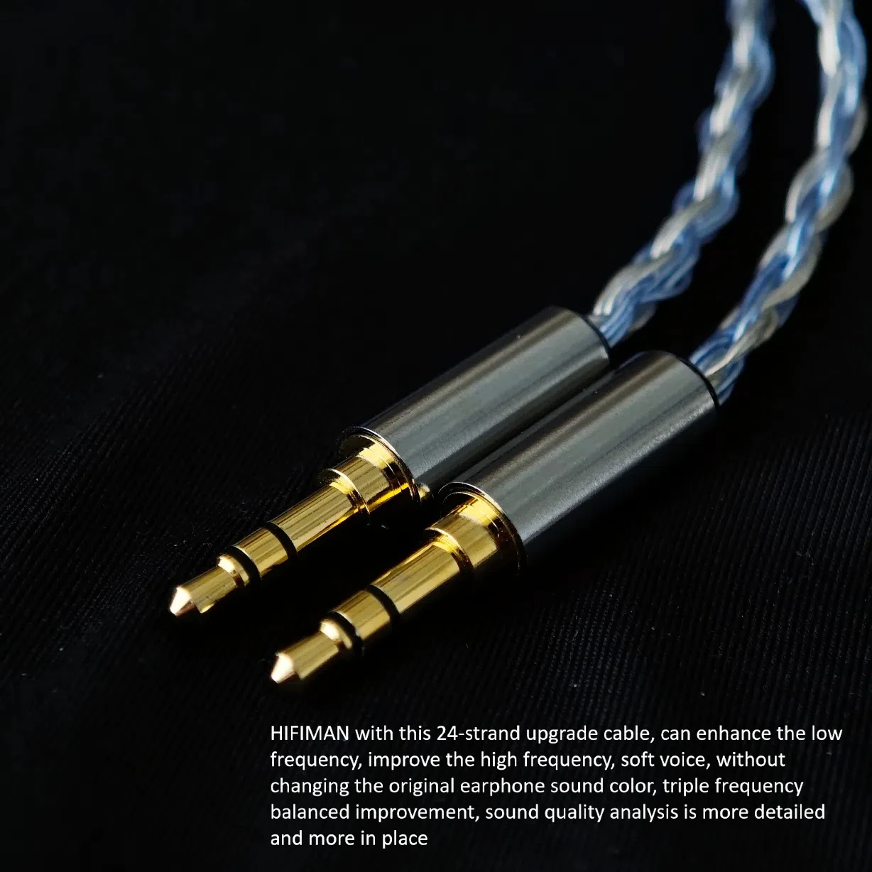 Untuk HIFIMAN Edition XS ANANDA HE400 D5200 T1 T5P Z7 4pin XLR kabel 3.5 2.5 4.4 keseimbangan 6.5 24 Core OCC Silver plating Upgrade