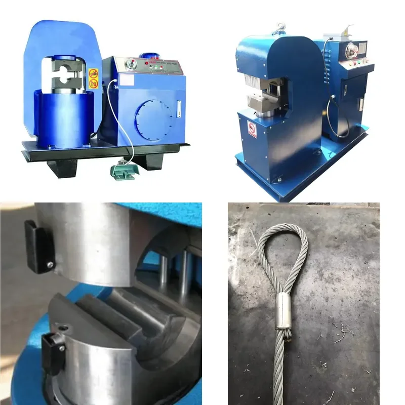 2026 CE Aluminum Steel Wire Rope Ferrules Sling Hydraulic Press Machine for Steel Wire Rope