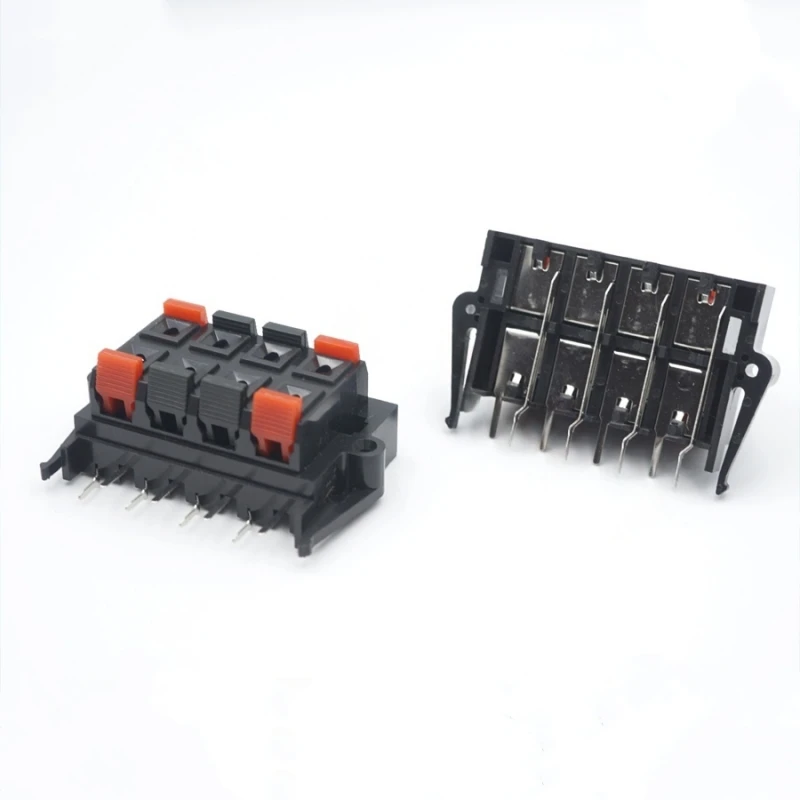 1 Piece 8 Positions Connector Spring Audio Speaker Terminals Plug Socket Switch Test Clip WP8-2B