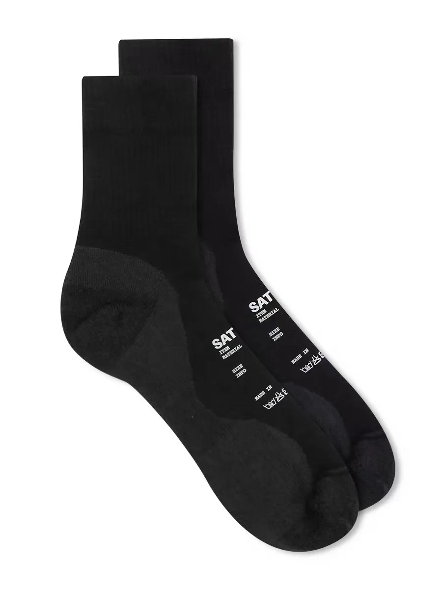 Comfortable Mid-Calf Running Socks Breathable Moisture Wicking Elastic Sports Socks for Men And Women