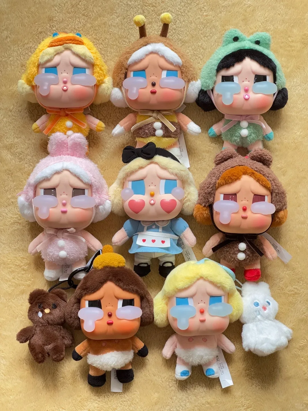 Classic POPMART Original Genuine Super Cute Crybaby Tear Factory Series Plush Blind Box Surprise Birthday or Festival Gifts