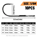 0.42g 1-0 10PCS