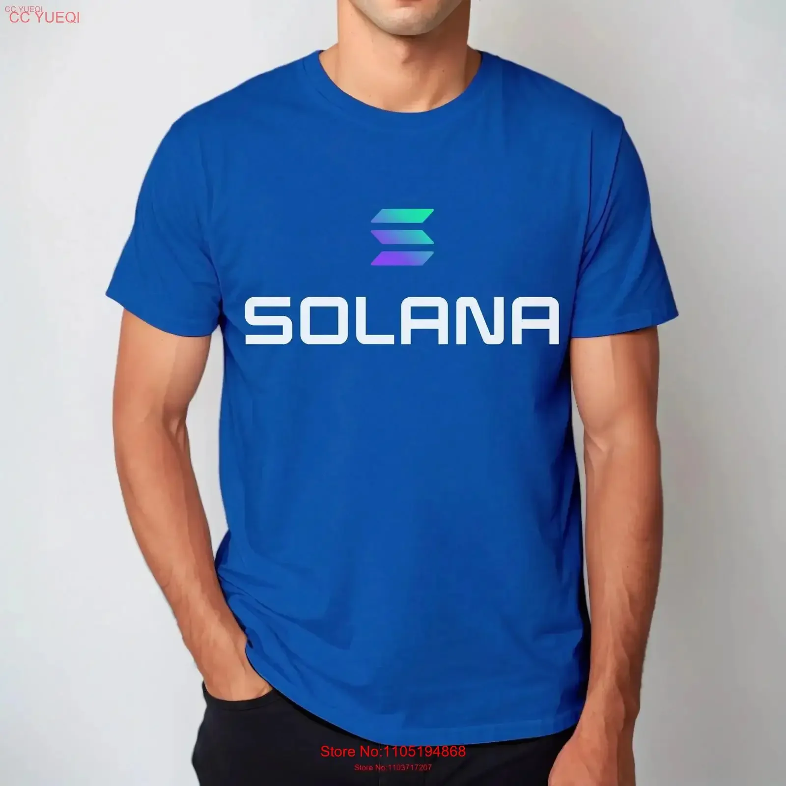 Solana Crypto monnaie t-shirt à la mode SOL Trading actifs numériques argent Finance Merch vintage haut délavé pour un usage quotidien