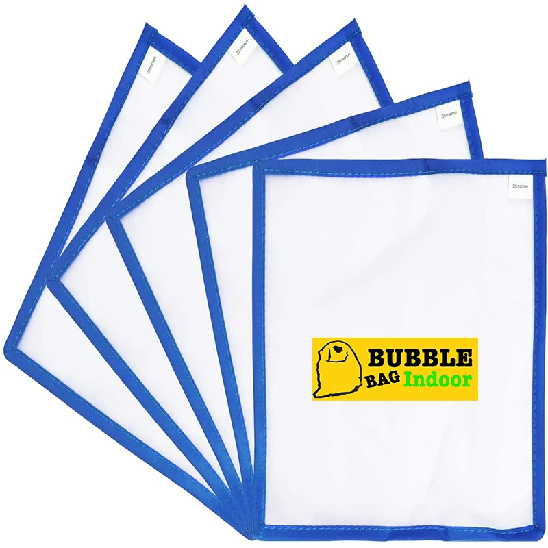 5pcs/lot 20x20cm 25x25cm 50x50cm Pressing Screen for Bublle Bags 25micron Nylon Mesh