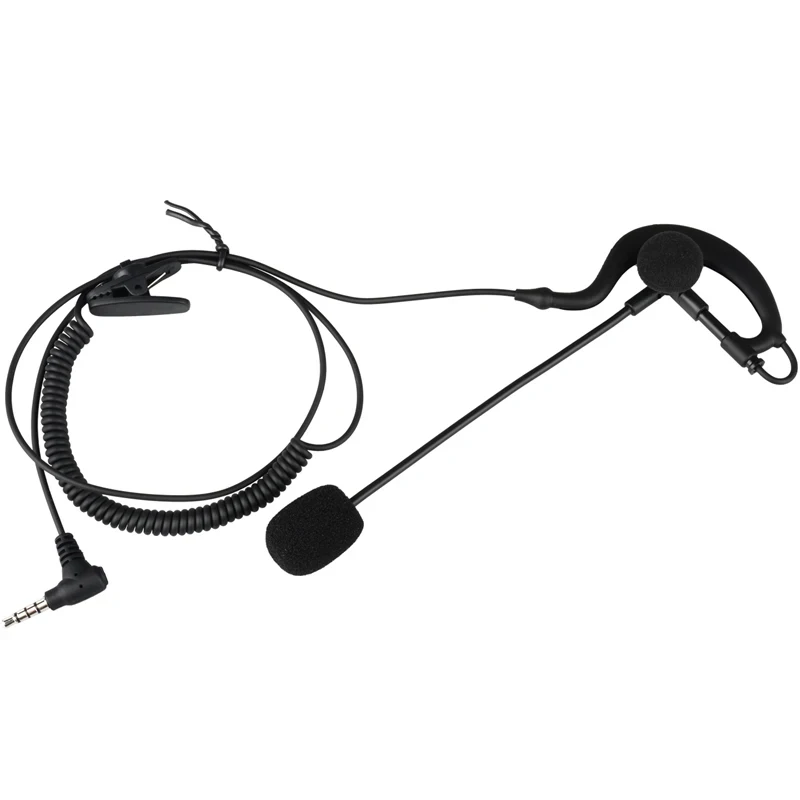 1Pcs 3.5mm Interface Referee Headphone For 3.5mm Jack V6 pro FBIM V6 V4 plus GOCOM4 Motorcycle Helmet Intercom