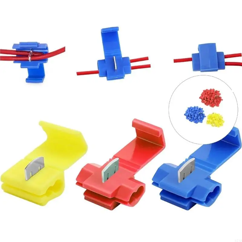 

No Strips Electrical Connectors Quick Connection 3 Color Heat Resistant for Vehice 37JD