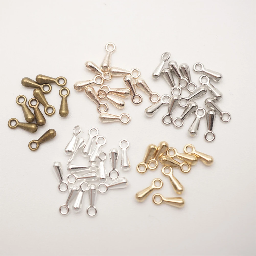 

1400pcs Water Drop Shaped Charms Jewelry Pendants DIY Earring Findings Vintage Bracelet Making Materials Alloy Durable Gifts