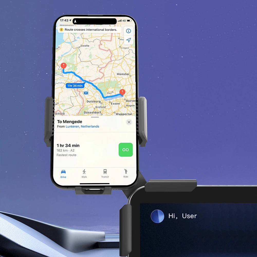 Neuer Handyhalter für Autobildschirme, Handyhalter für Computerbildschirme, 360-Grad-drehbarer Navigationshalter für Autos – Detail 7