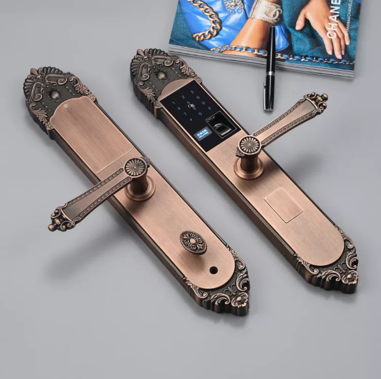 

Luxury European Copper Guangzhou Door Lock Smart Card Fingerprint Lock