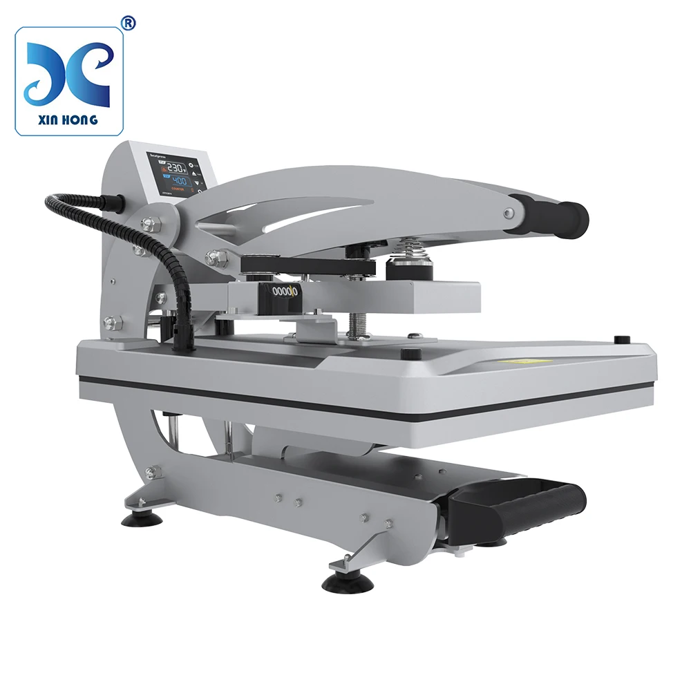 Pressa di calore per magliette a sublimazione semiautomatica economica di prima qualità in vendita