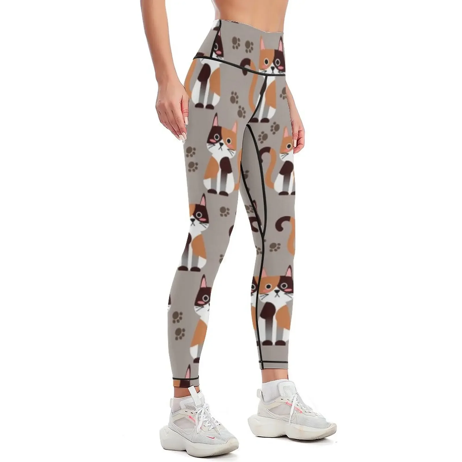 Calico Cats - Lots of Calico Cats Leggings Jogger pants gym wear Womens Leggings