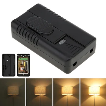 مفتاح باهتة القدم مجموعة كاملة مفتاح التحكم في الشريحة المضمنة للضوء الأرضي لمبة متوهجة مصباح هالوجين مفتاح باهتة القدم