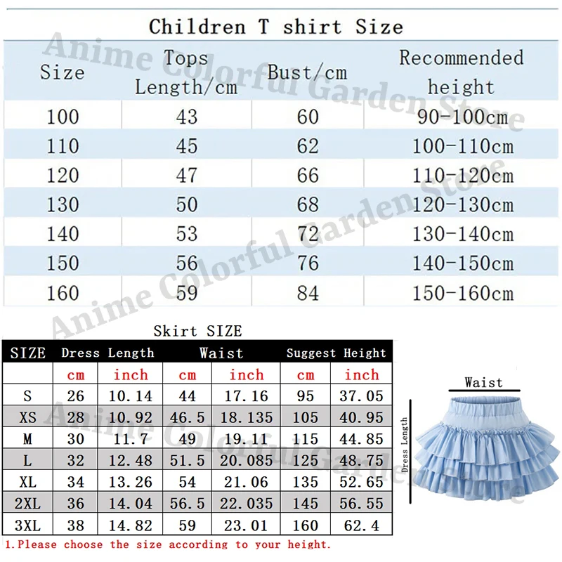 Sailor Moon 2pcs T-shirt Skirt Suit for Girls Cartoon Number Printed Birthday Clothes Children Fashion Dress Short-sleeved Top view 6