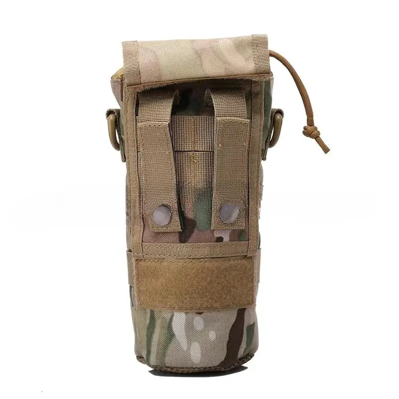 Nieuwe Waterfles Buiten Bergbeklimmen Camouflage Opvouwbare Thermos Cup Set Fietsen Draagbare Waterfles Multi-Functionele Hangin