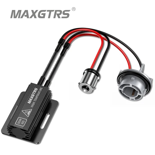 2x MAXGTRS resistencia de carga decodificador LED de coche Canbus para P21W BA15S PY21W BAU15S 1156 1157 BAY15D P21/5W T20 7443 7440 W21/5W W21W