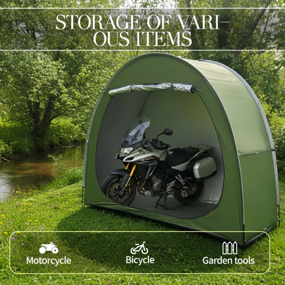 

Портативный утолщенный велосипедный тент из оксфордской ткани для отдыха на природе, походов, велопрогулок, кемпинга и путешествий