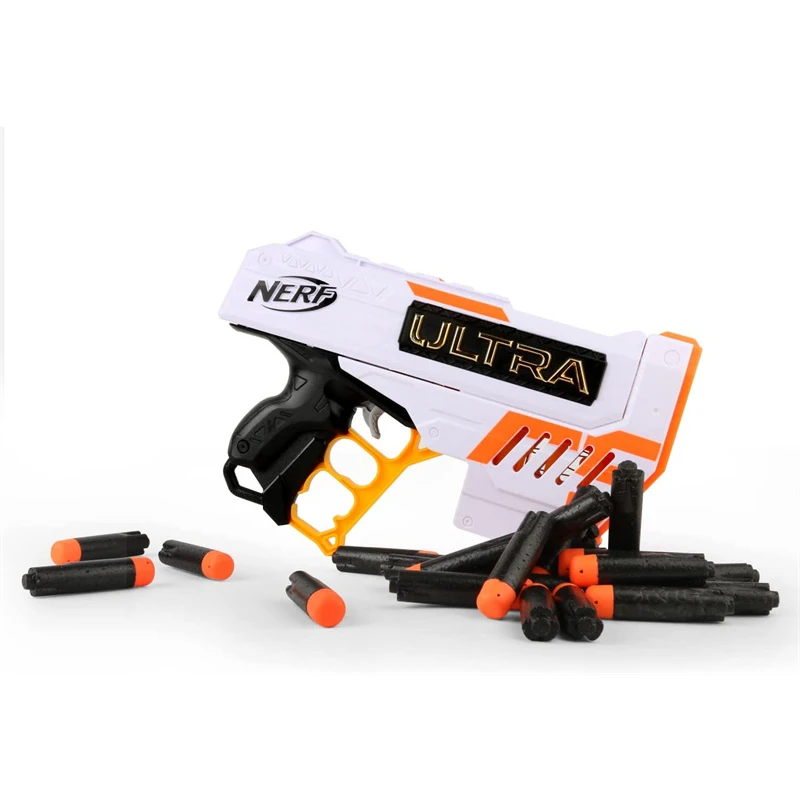 40 pièces nouvelles balles noires pour pistolets jouets Nerf Ultra, Pack de recharge, l'ultime dans les fléchettes, jeu de Sniper, Compatible uniquement Ultra Blaster