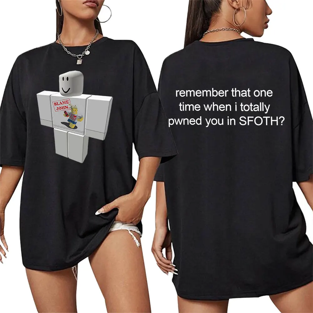 مضحك اللوم جون شيدليتسكي فورسكين 2025 طباعة تي شيرت الرجال النساء الصيف عالية الجودة موضة تي شيرت المتضخم القطن تي شيرت #1
