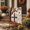 Fall Thanksgiving Cardinal Memorial Garden Flag Double Sided, Weather & Fade Resistant, Yard Outdoor Decoration, Feature llz