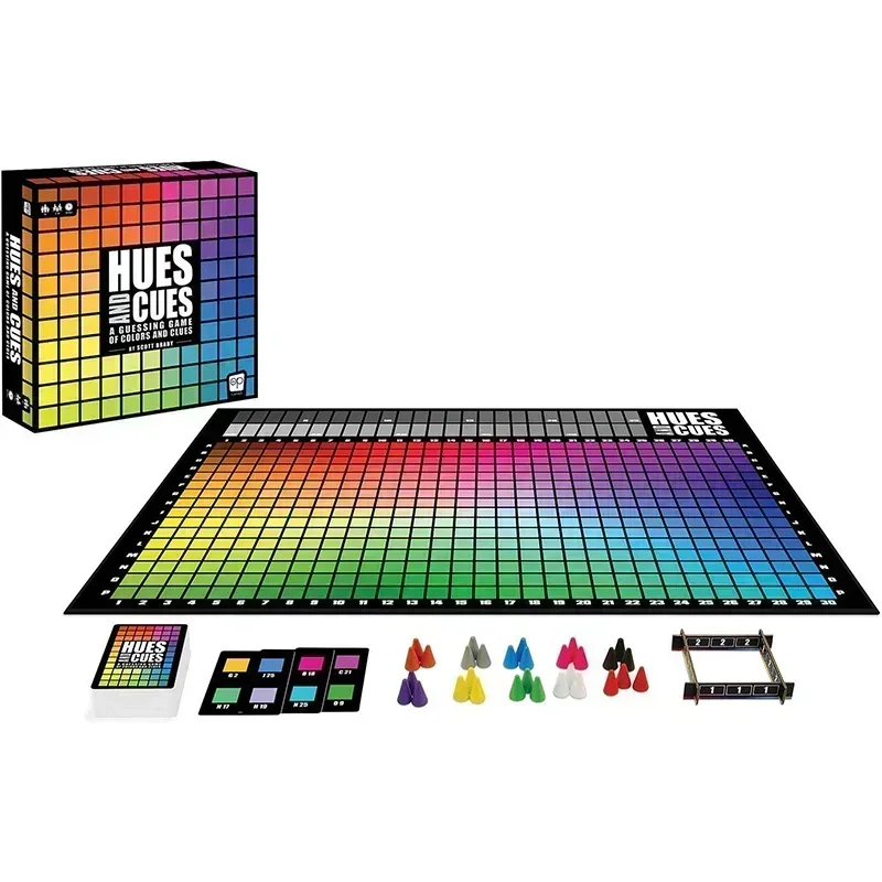 

Vibrant Color Guessing Board Game for 3-10 Players Ages 8+, Connect Clues and Guess from 480 Color Squares