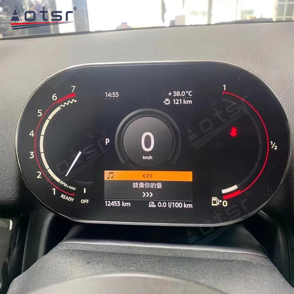 New Digital Cluster Odometer Screen For BMW MINI LCD Multimedia Player  Dashboard Virtual Cockpit Instrument Panel