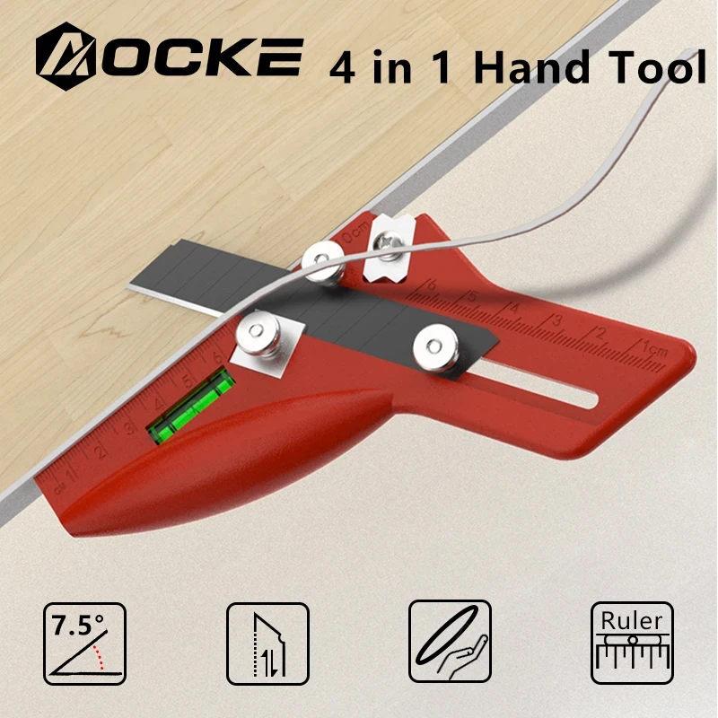 AOCKE Woodworking Edge Band Trimmer Manual Trimming Knife Corner Planer Chamfering Fillet Scraper Rounded Arc Manual Planer Tool