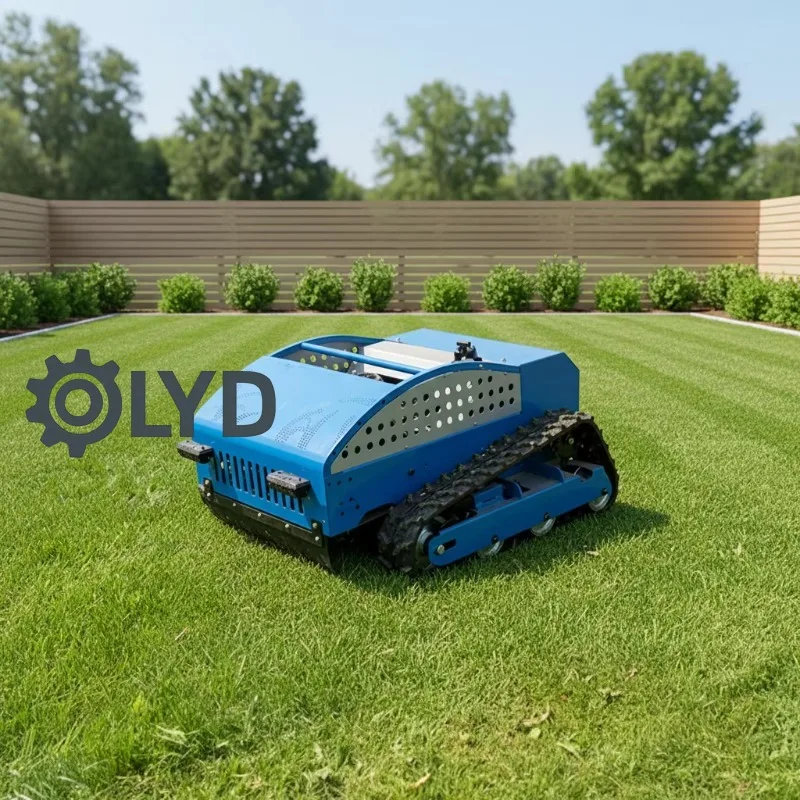 Industrial grade long working hours self-propelled remote control lawn mower 550mm large capacity battery garden mowing tool