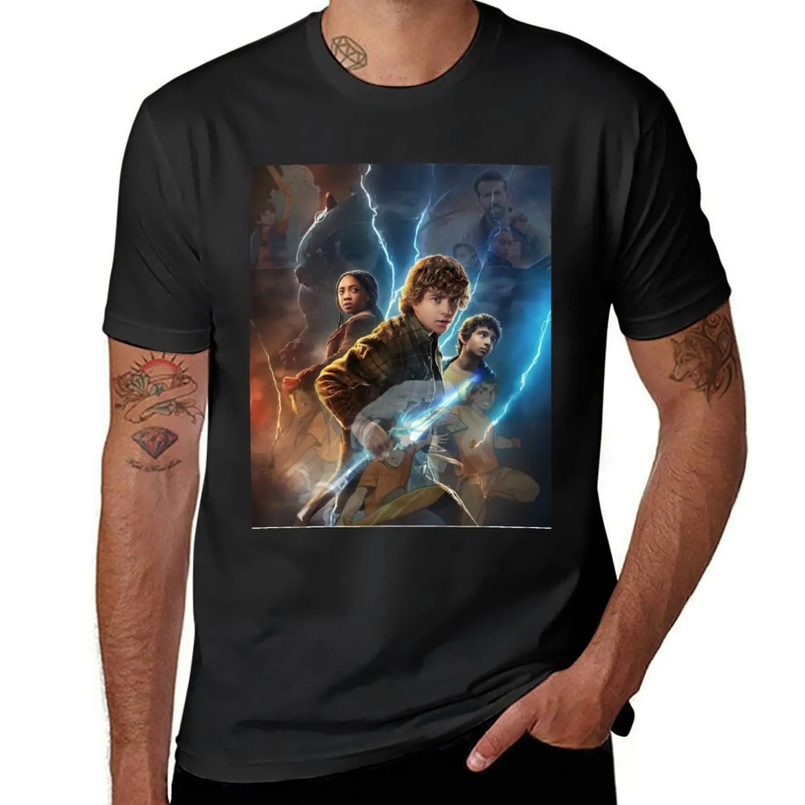 Walker Scobell , Percy Jackson and the olympians T-Shirt oversizeds Blouse oversized t shirts for men