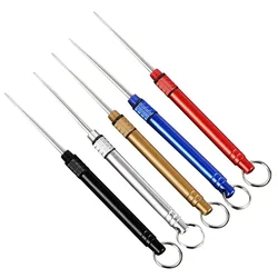 Portatil Multifunctional Titanium Toothpick Bottle Fruit Fork Camping Tool Tube Is Stronger Than Floss Outdoors Metal Toothpick