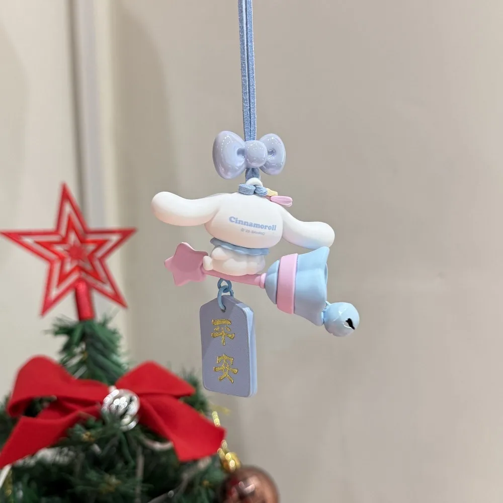 Sanrio Hello Kitty‌ Kuromi‌ Car Hanging Ornament Pendant Rearview Mirror Decoration Car Interior Accessory Fashion Lucky Gift view 3