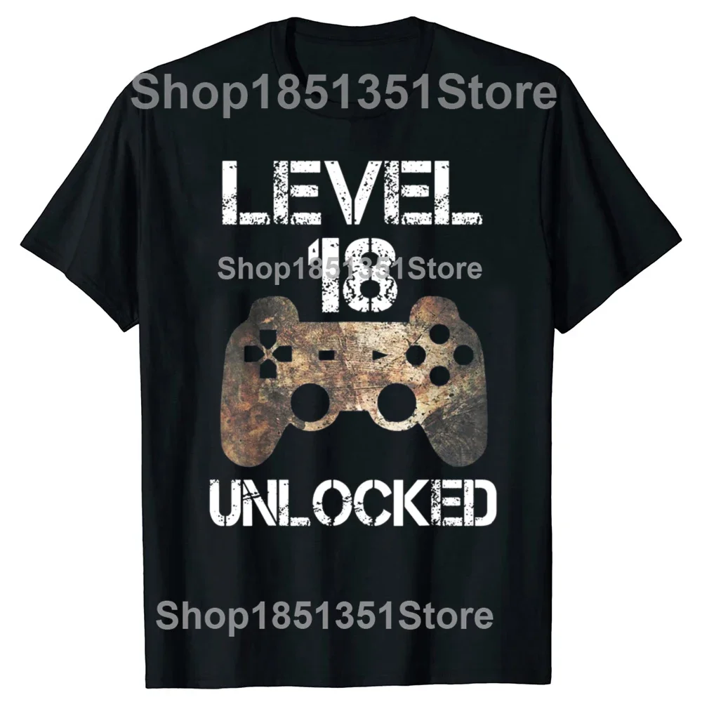 Official Adult 18 Year Old Gifts Vintage 18th Birthday T Shirts Graphic Streetwear Birthday Gifts Summer 2027 T-shirt