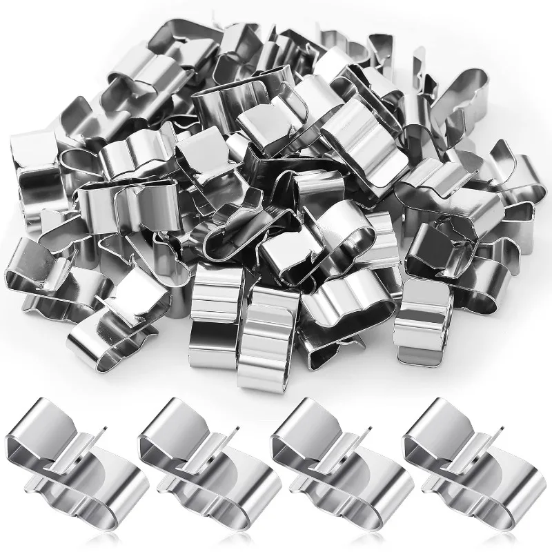 5style Stainless Steel Solar PV Cable Clips Clamp PV Solar Cable Wire Installation Photovoltaic General Light Wiring Accessories