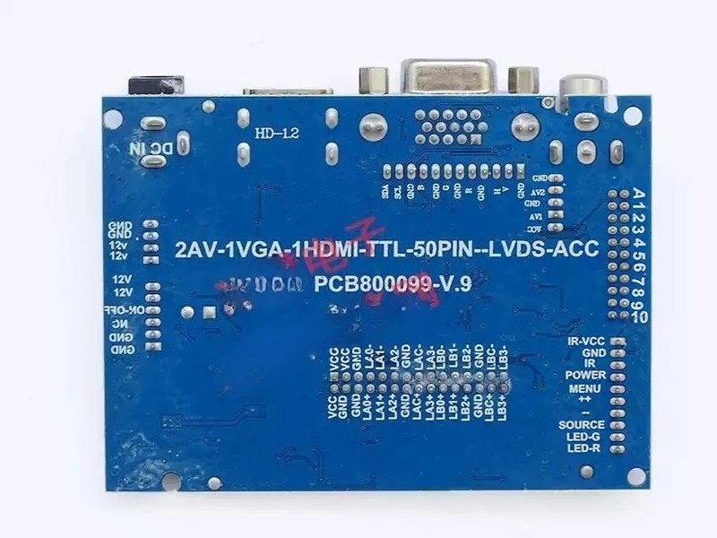 7-Inch 8-inch LCD screen 50PIN Universal Innolux AT070TN90/92/94 Driver board HDMI to car projection