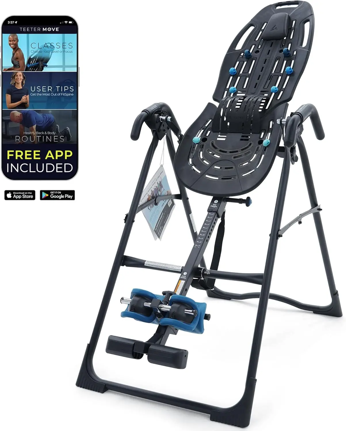 EP-560 Ltd. Inversion Table for Back Pain, 300 lb Capacity