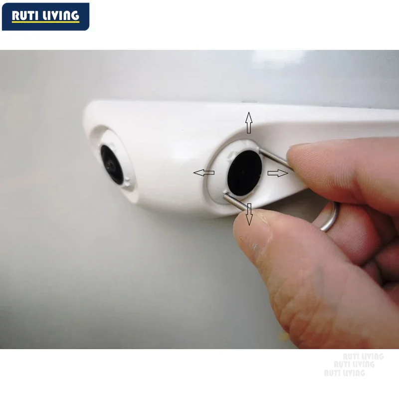 Dual lens two-in-one car blind spot door side view camera AHD 1080P manufacturer wholesale